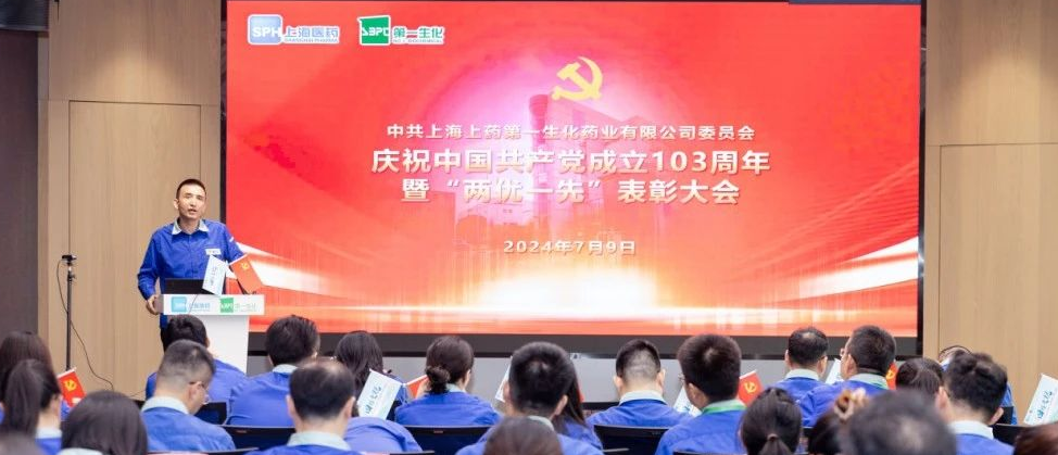 千亿国际召开庆祝中国共产党建设103周年暨“两优一先”表扬大会